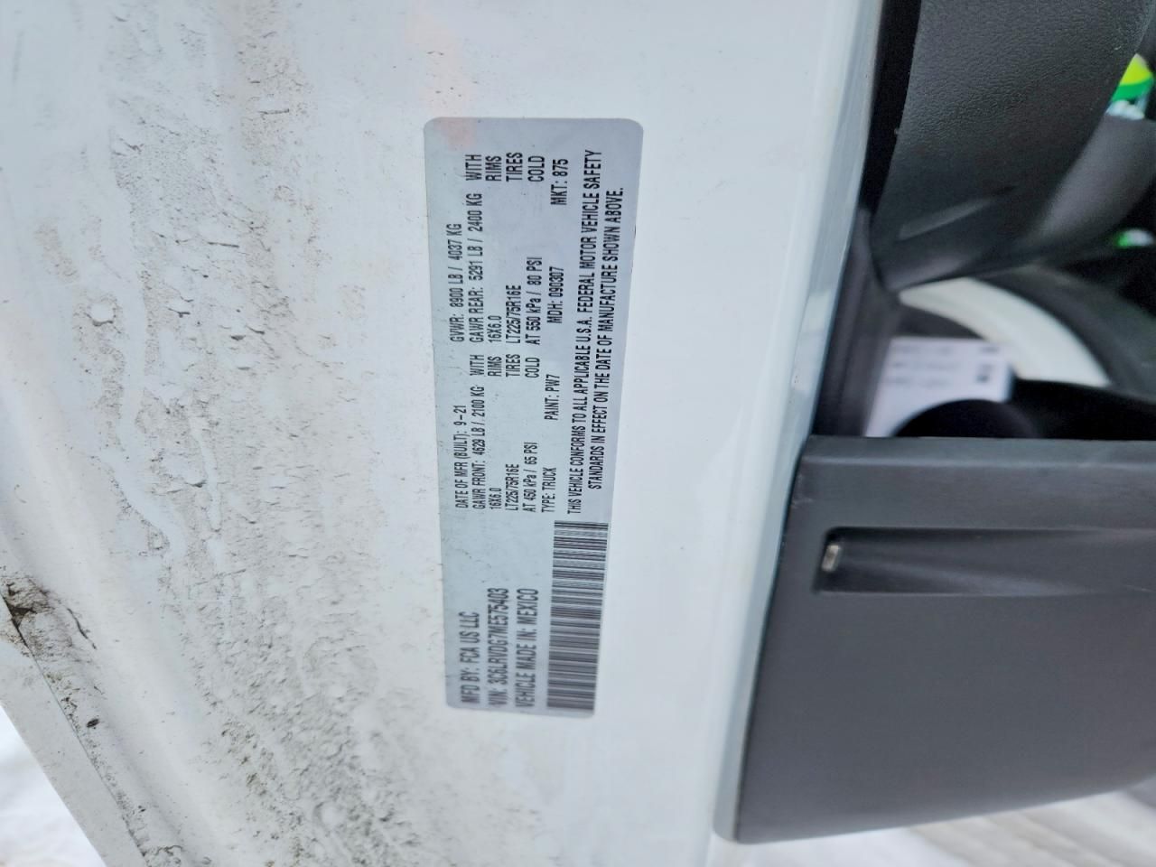 2021 Dodge RAM Promaster 2500 2500 High