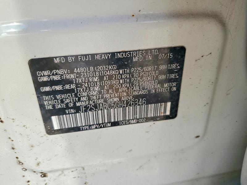 2016 Subaru Forester 2.5i