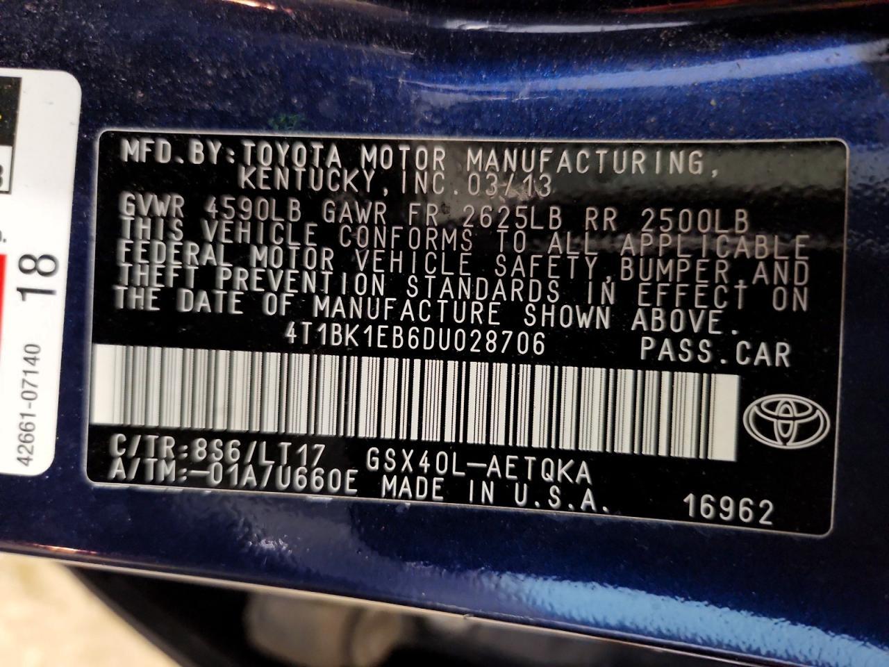 2013 Toyota Avalon Base