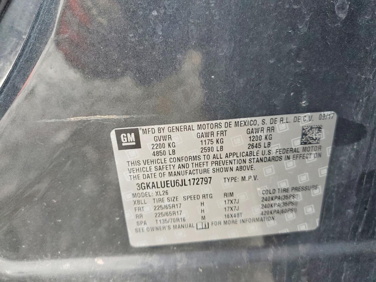 2018 GMC Terrain sle