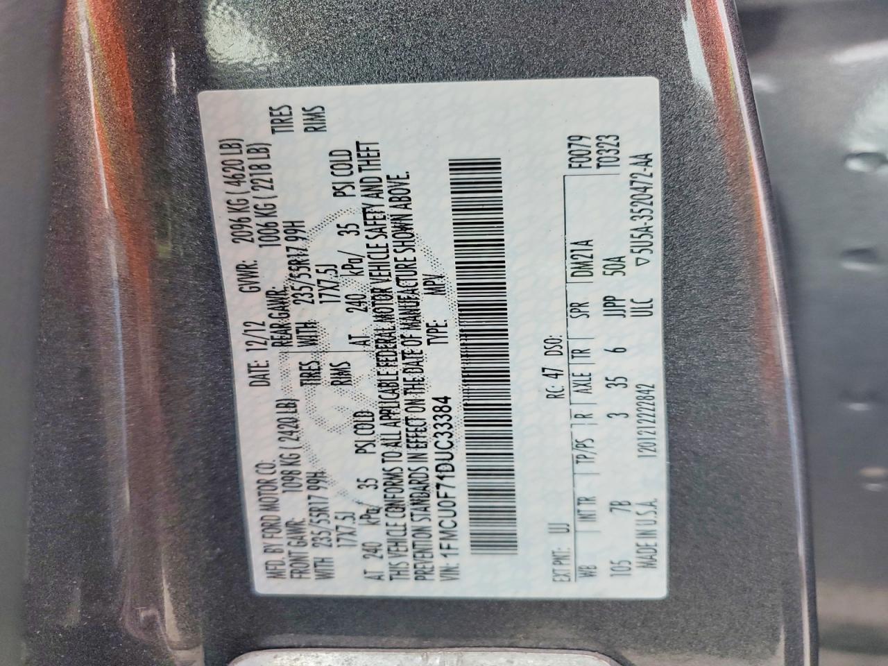 2013 Ford Escape s