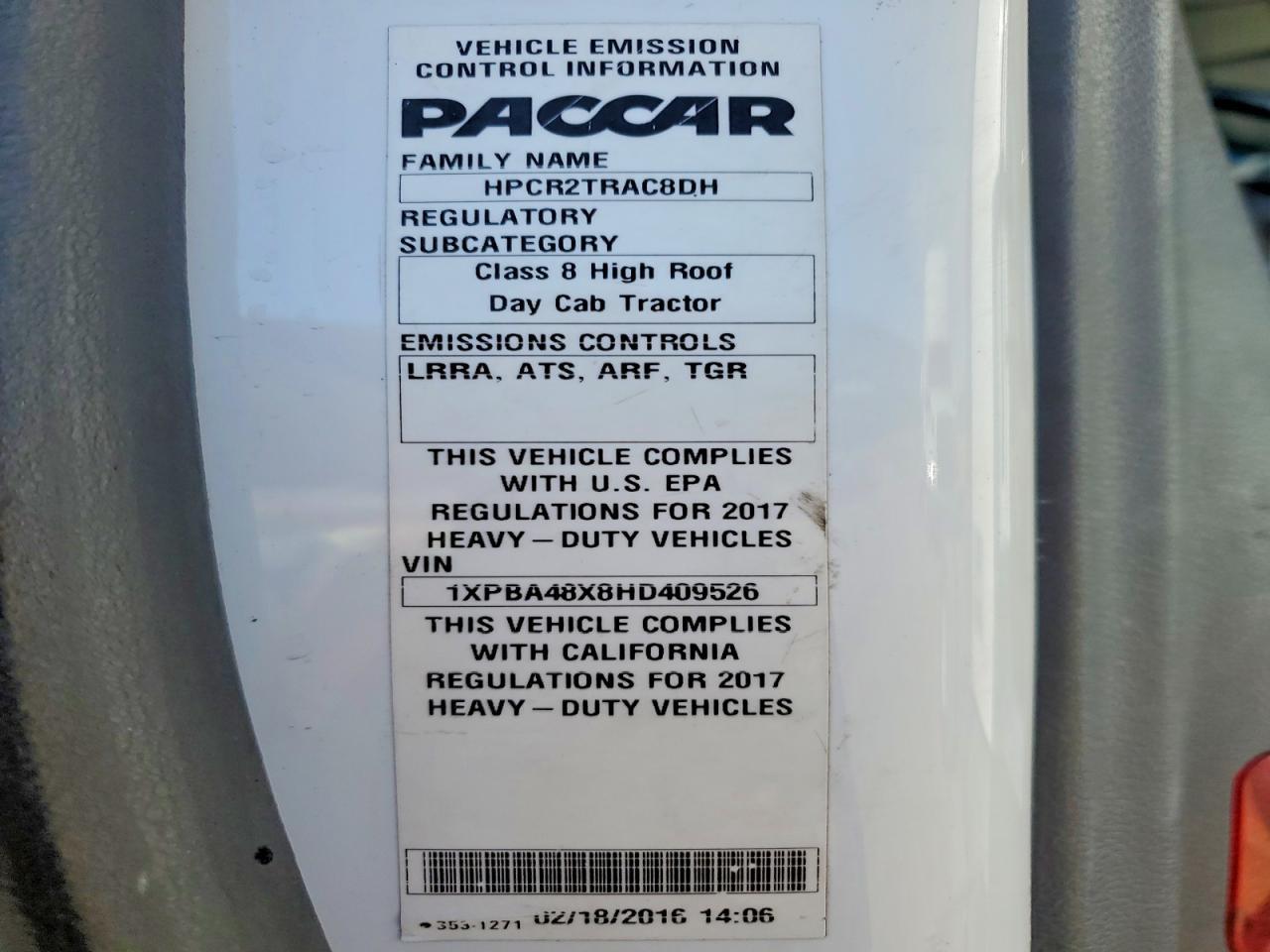2017 Peterbilt 579 Semi Truck