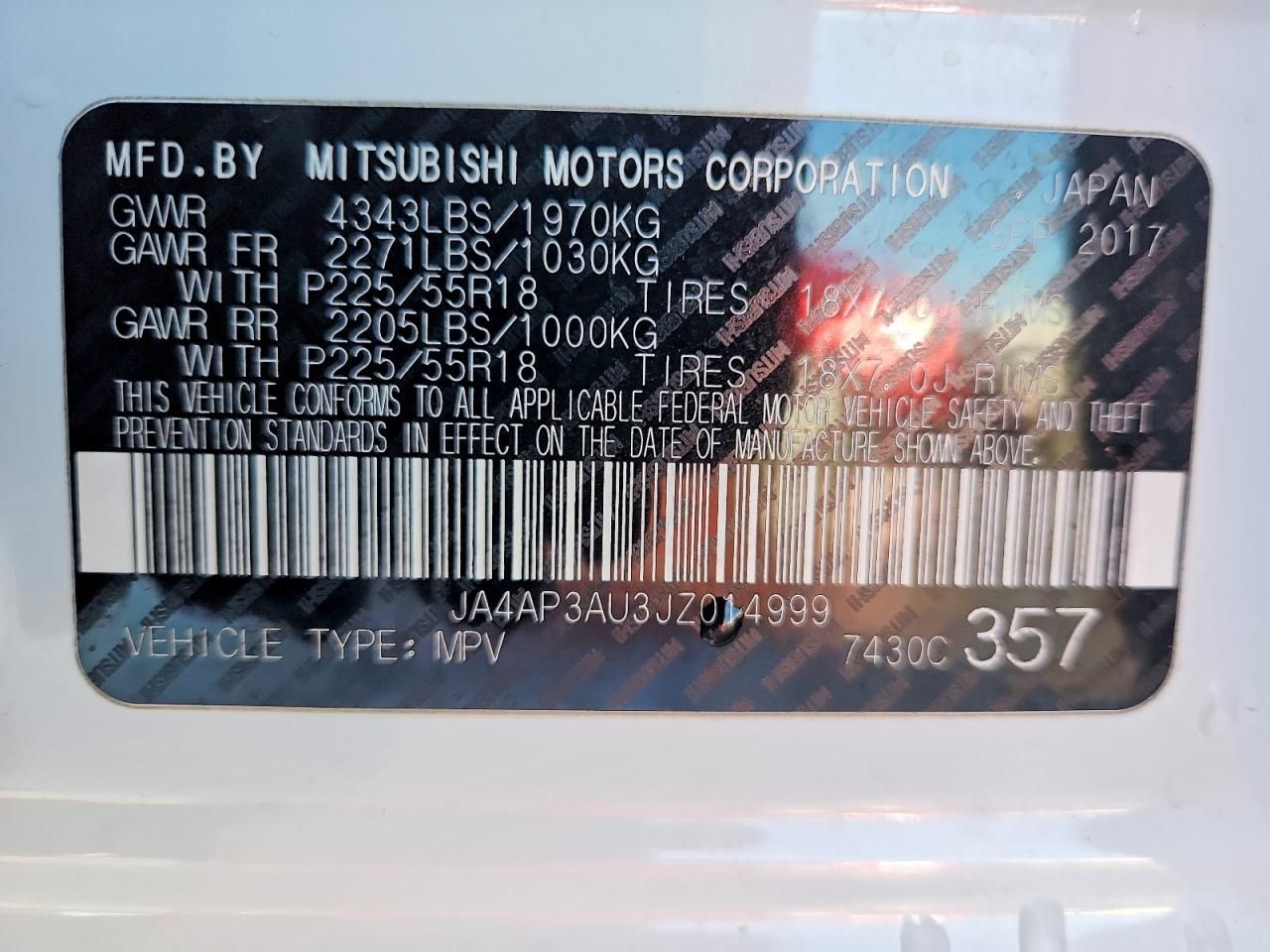 2018 Mitsubishi Outlander Sport es