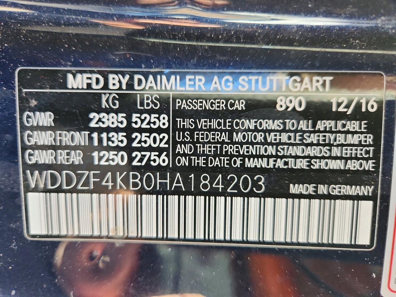 2017 Mercedes-Benz E 300 4matic