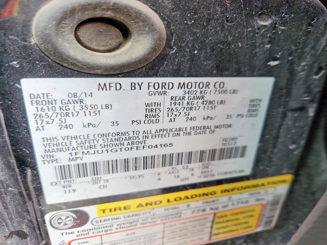 2015 Ford Expedition xl