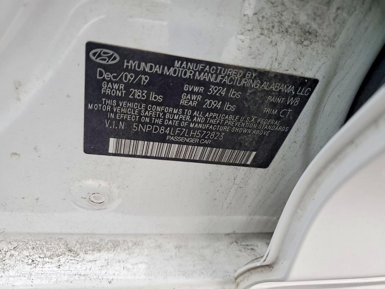 2020 Hyundai Elantra sel