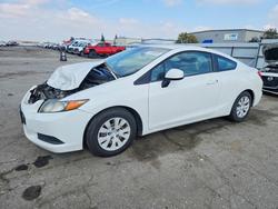 Honda Civic salvage cars for sale: 2012 Honda Civic lx