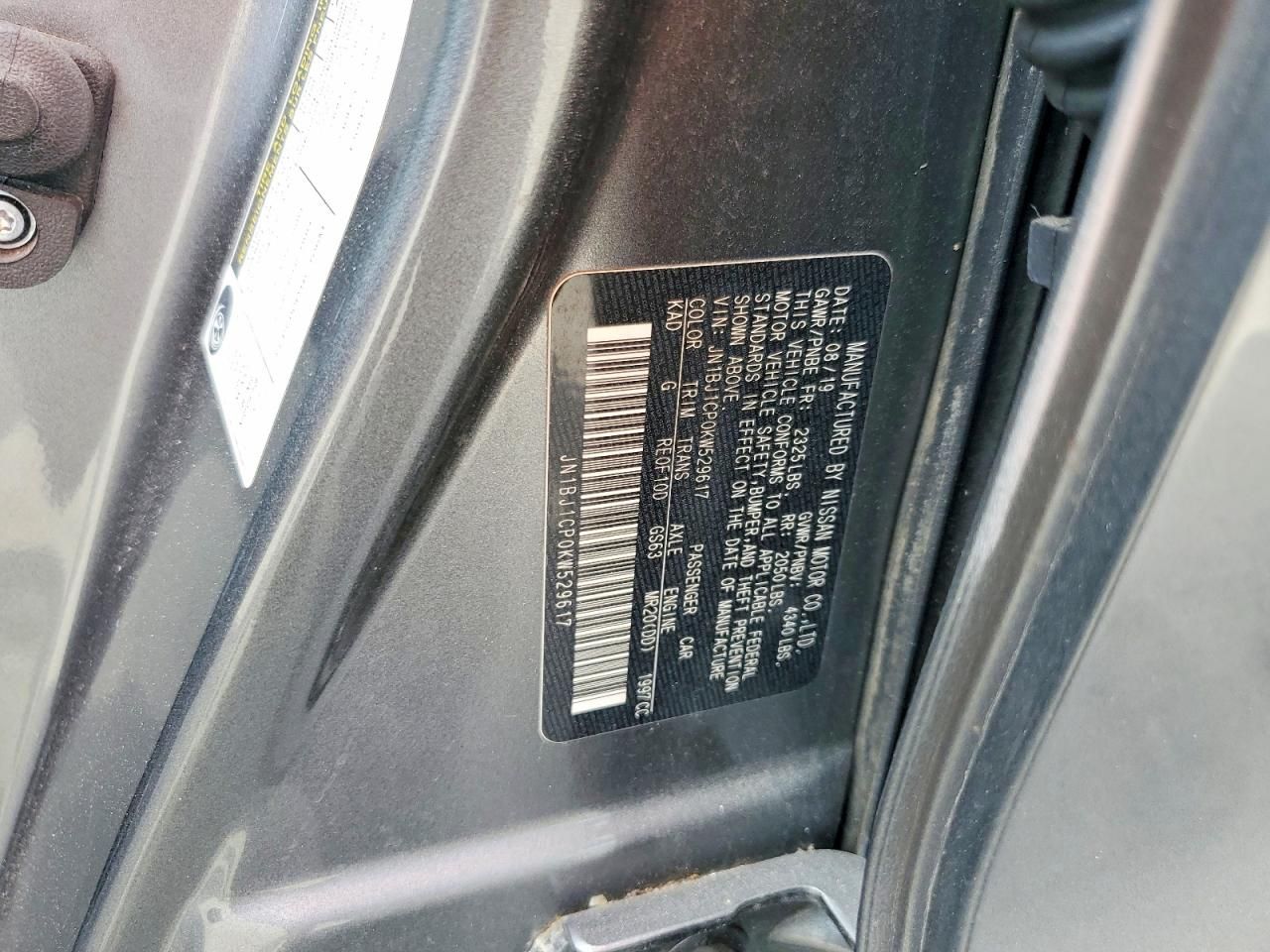 2019 Nissan Rogue Sport s