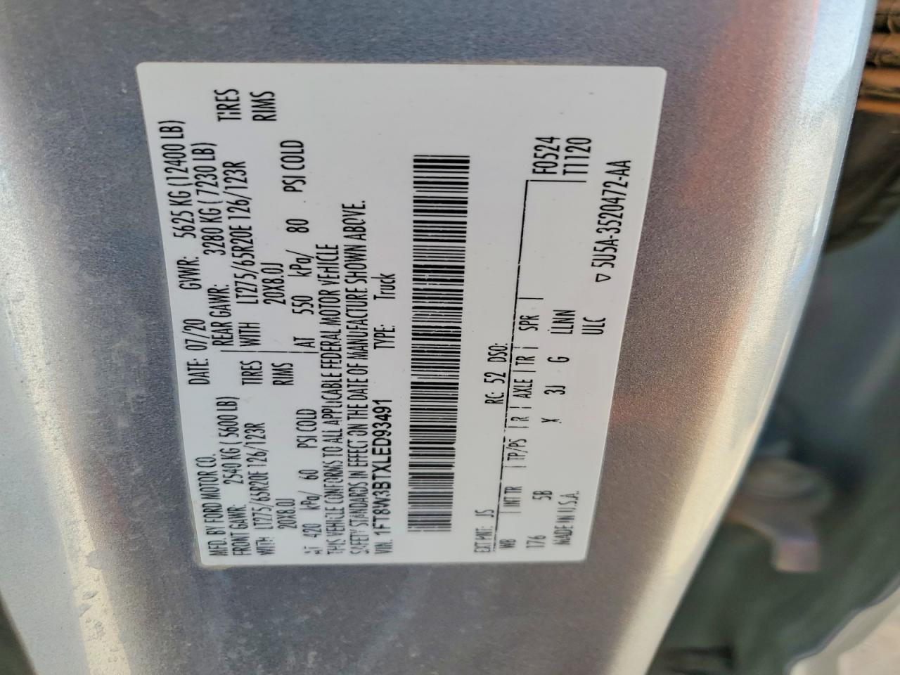2020 Ford F350 Super Duty