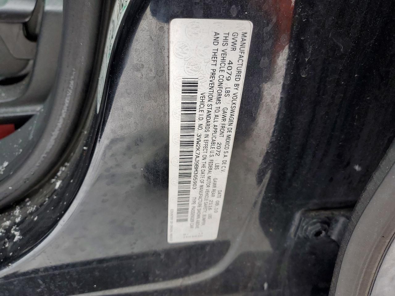 2011 Volkswagen Jetta Base