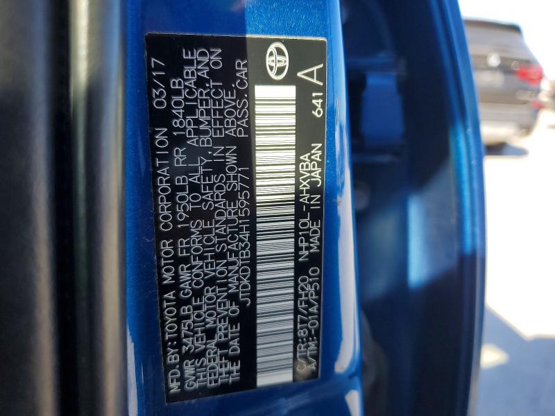 2017 Toyota Prius c