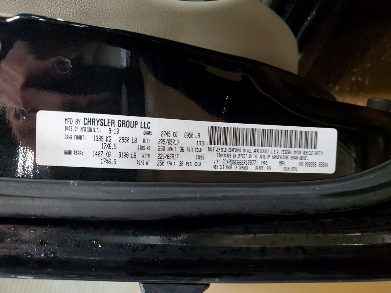 2014 Dodge Grand Caravan sxt