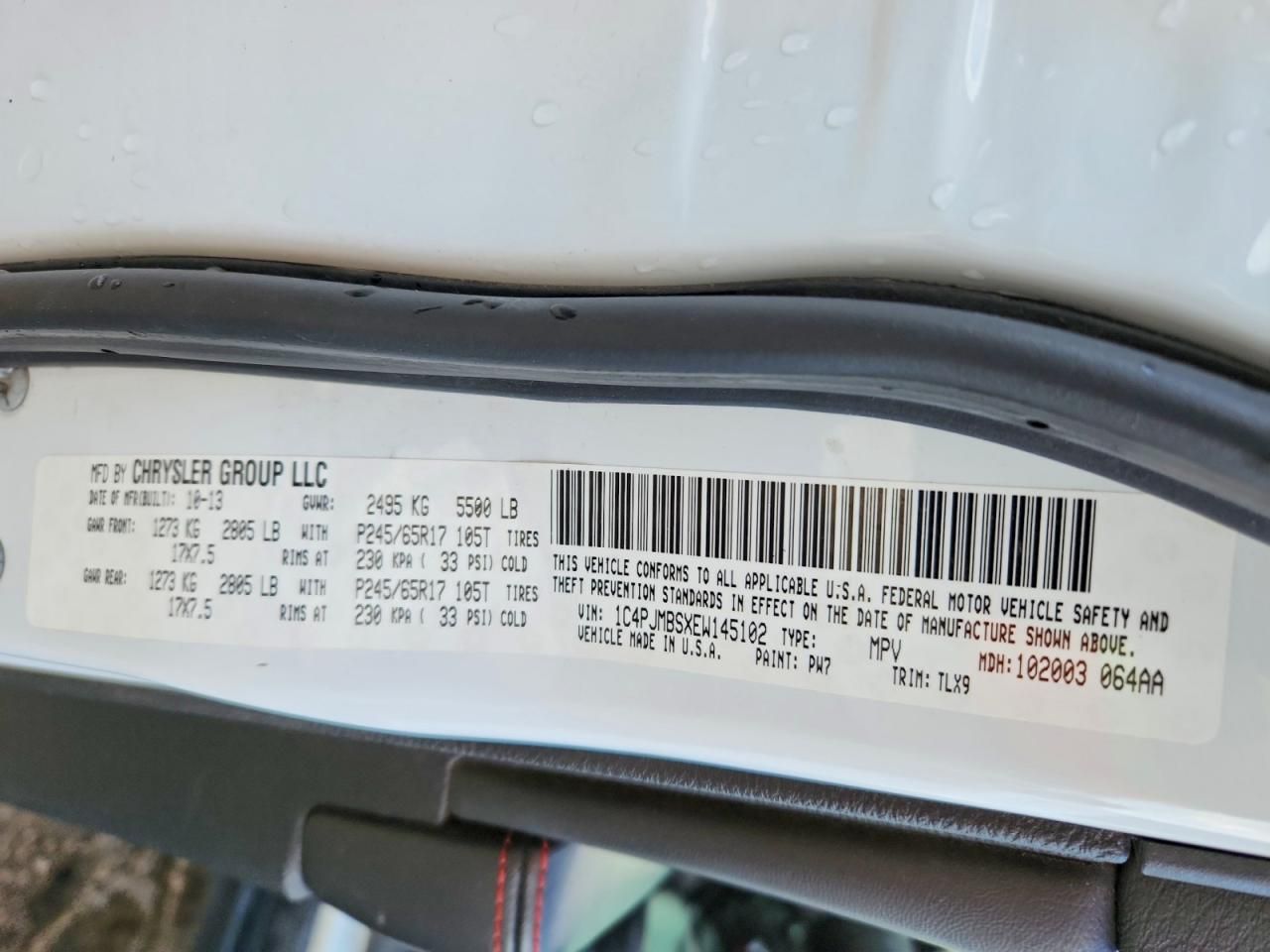 2014 Jeep Cherokee Trailhawk