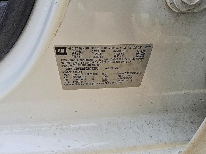 2015 Chevrolet Silverado K1500 lt