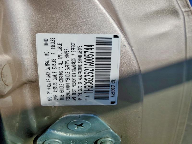 2001 Honda Accord ex