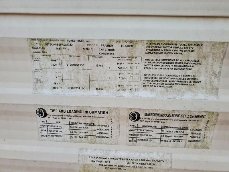 2015 Wildwood 2015 Forest River Catalina Camper