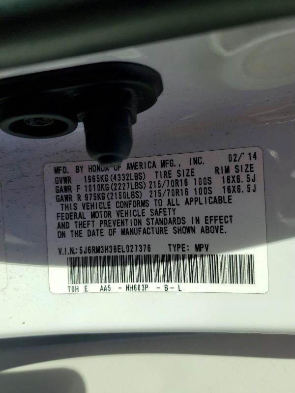 2014 Honda Cr-v lx