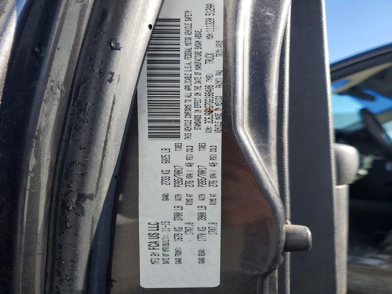 2016 Dodge Ram 1500 st