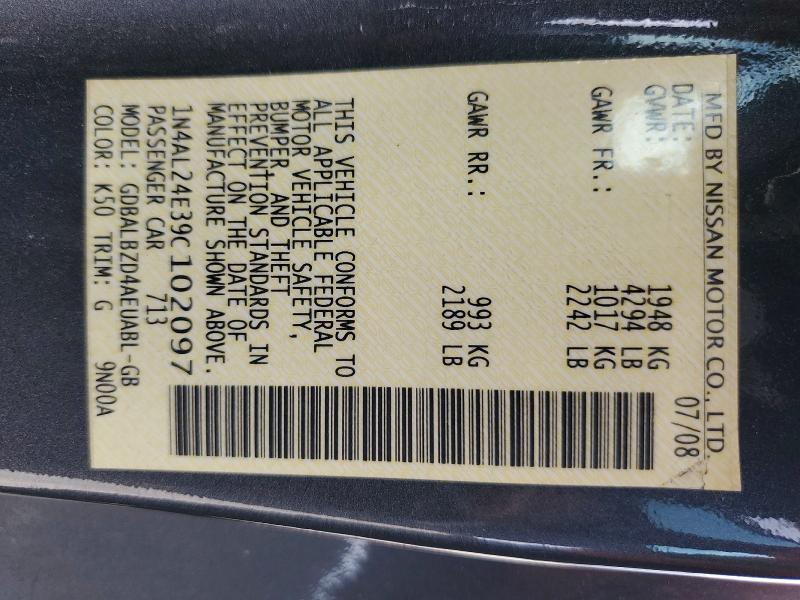 2009 Nissan Altima 2.5s