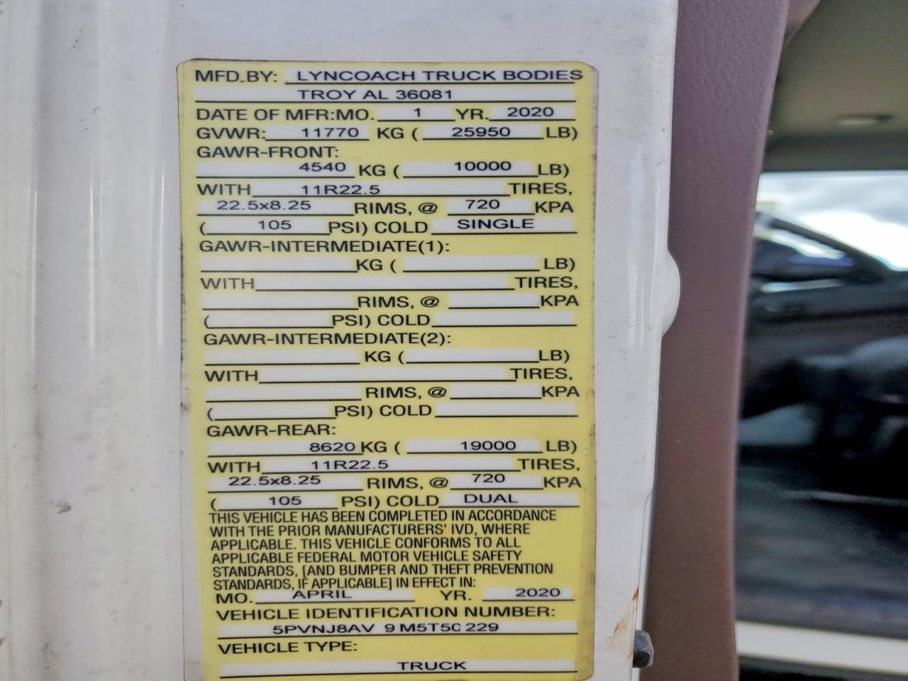 2021 Hino L6 BOX Truck