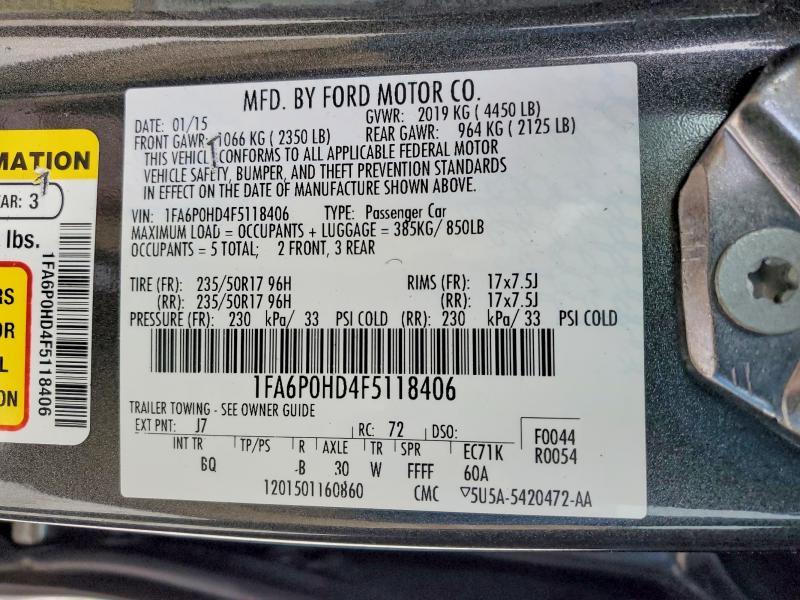 2015 Ford Fusion se
