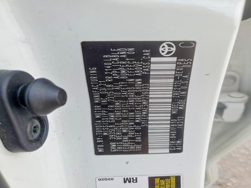 2021 Toyota Corolla le