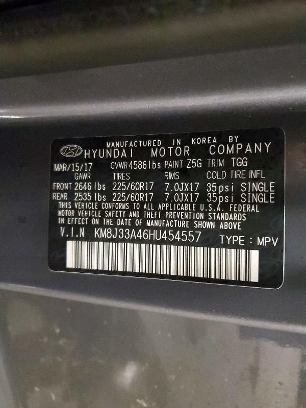 2017 Hyundai Tucson Limited