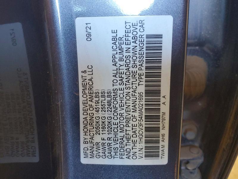 2021 Honda Accord Hybrid exl