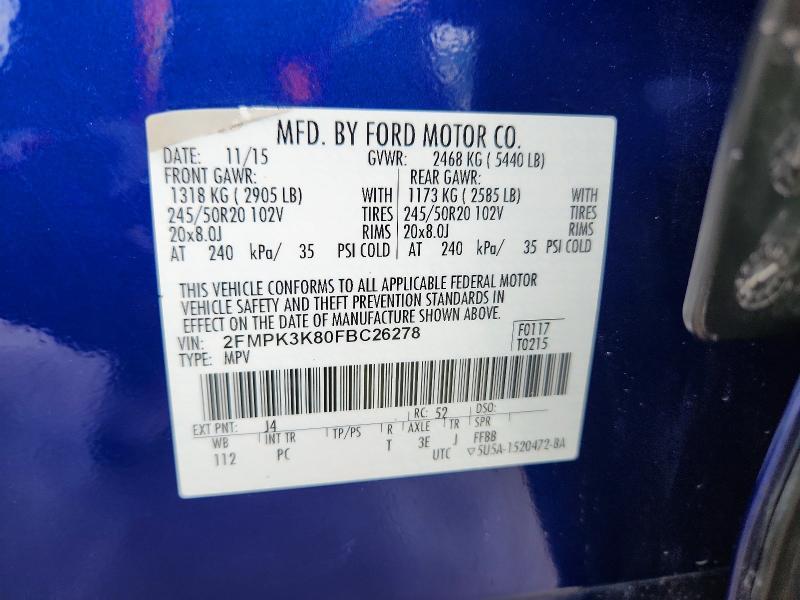 2015 Ford Edge Titanium