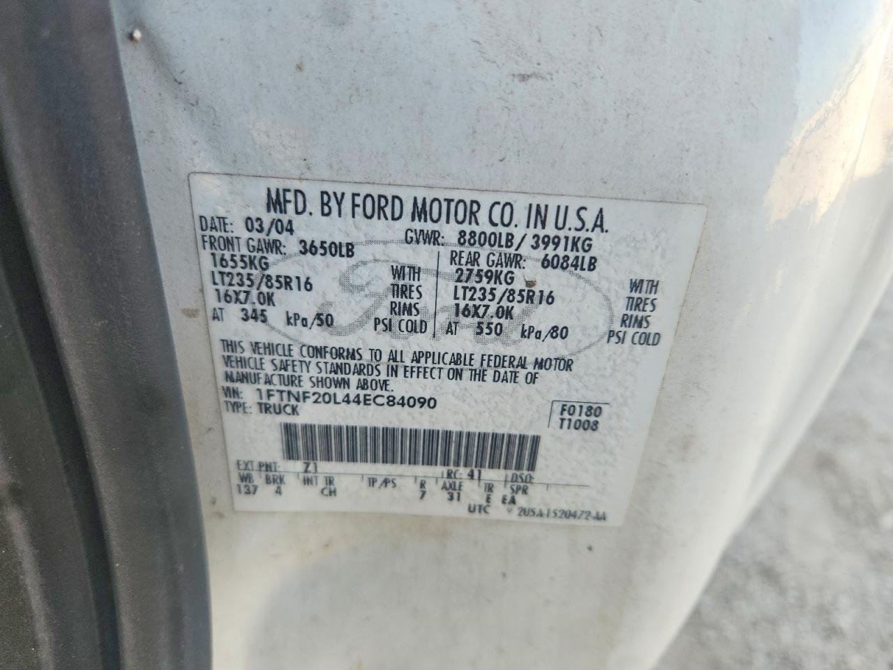 2004 Ford F250 Super Duty