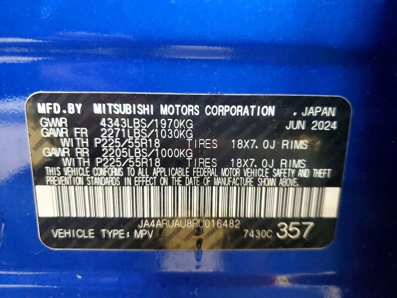 2024 Mitsubishi Outlander Sport S/se