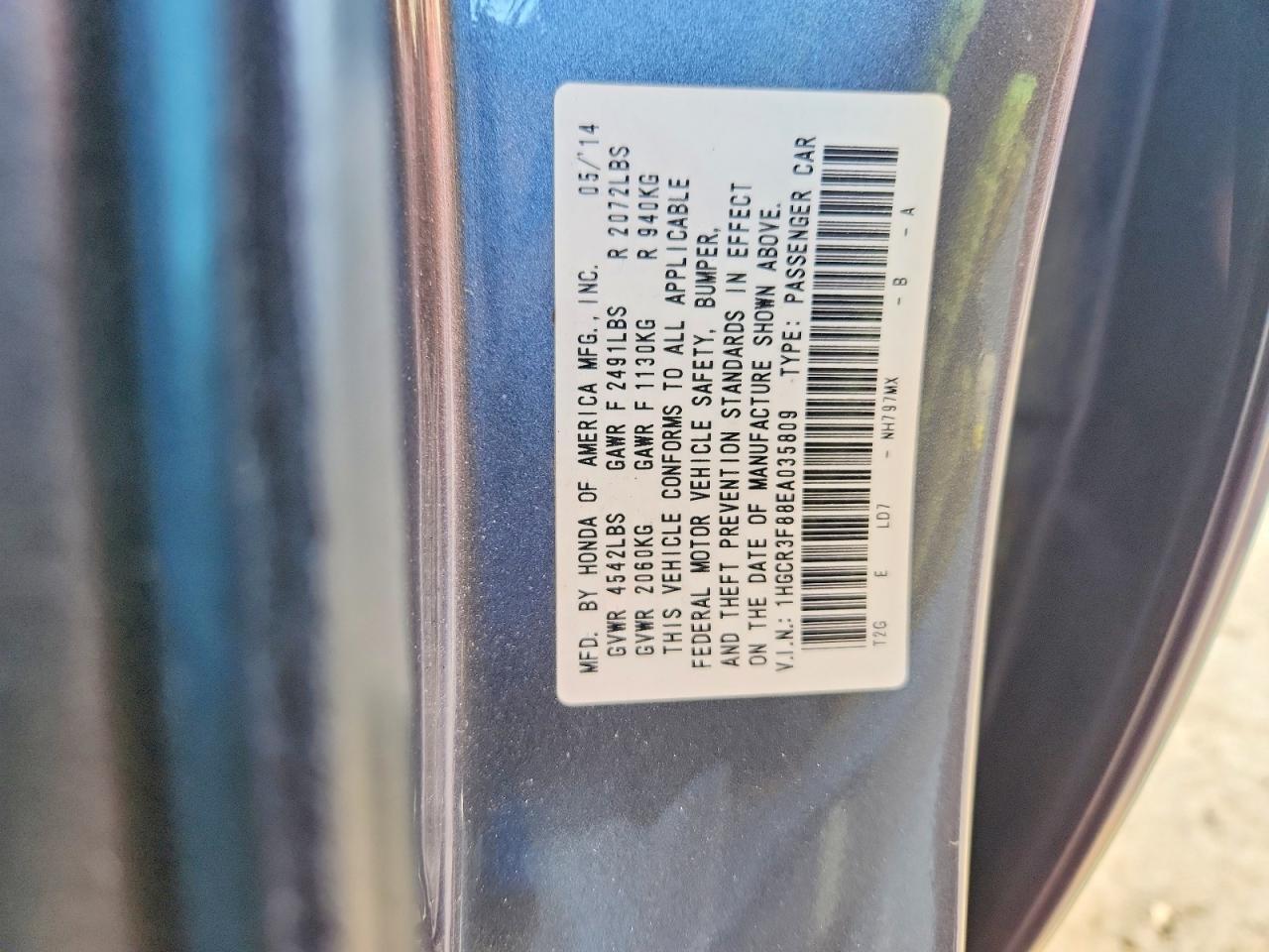 2014 Honda Accord exl