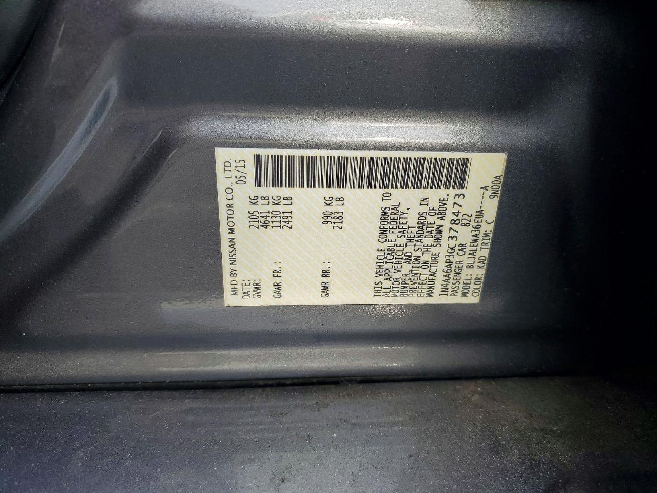 2016 Nissan Maxima 3.5s