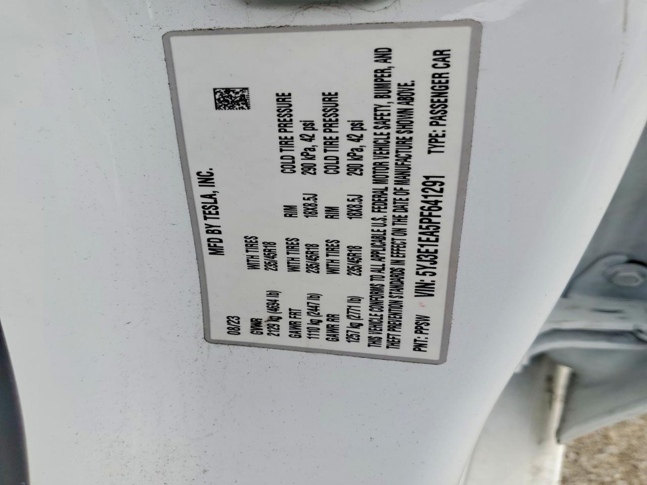 2023 Tesla Model 3