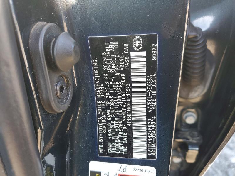 2014 Toyota Camry Hybrid