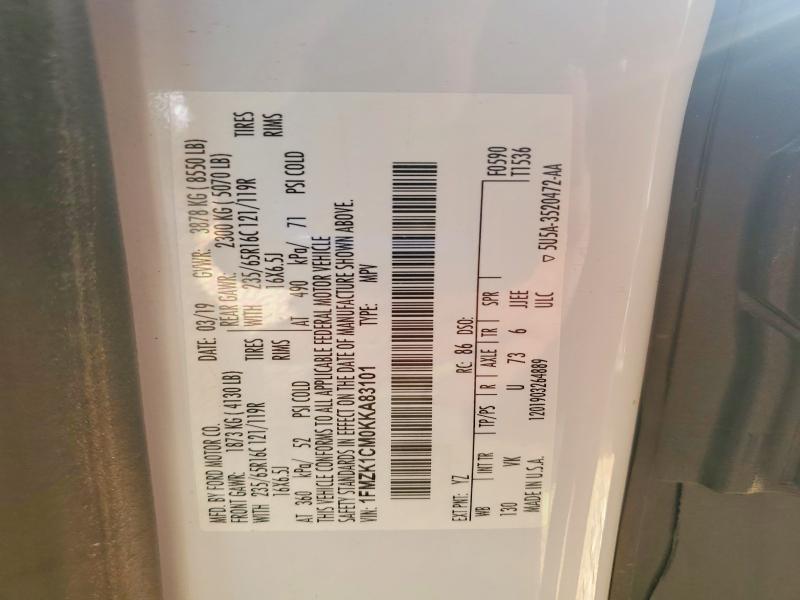 2019 Ford Transit 1500 Utility / Service Van