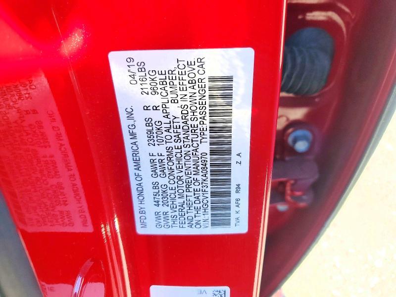 2019 Honda Accord Sport