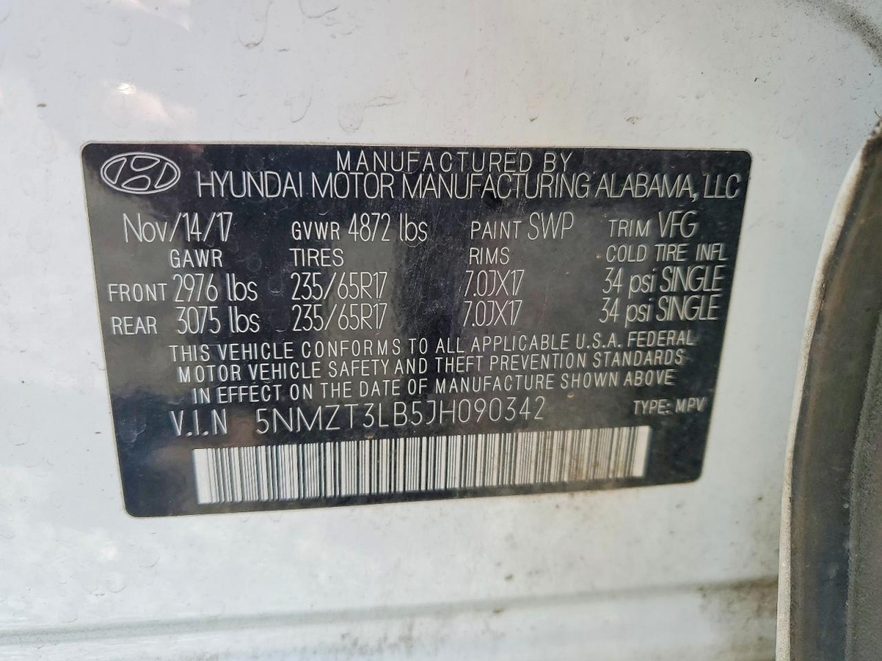 2018 Hyundai Santa fe Sport