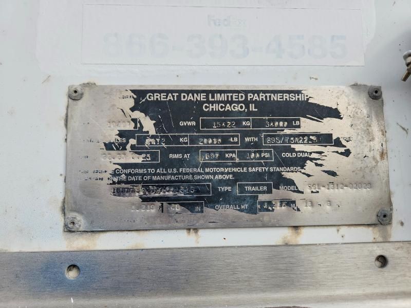 2008 Ggsd Dry van Trailer