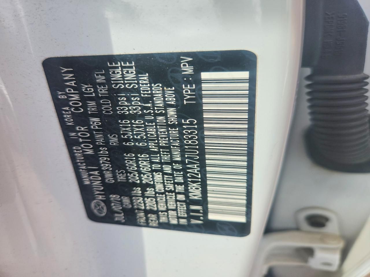 2018 Hyundai Kona se