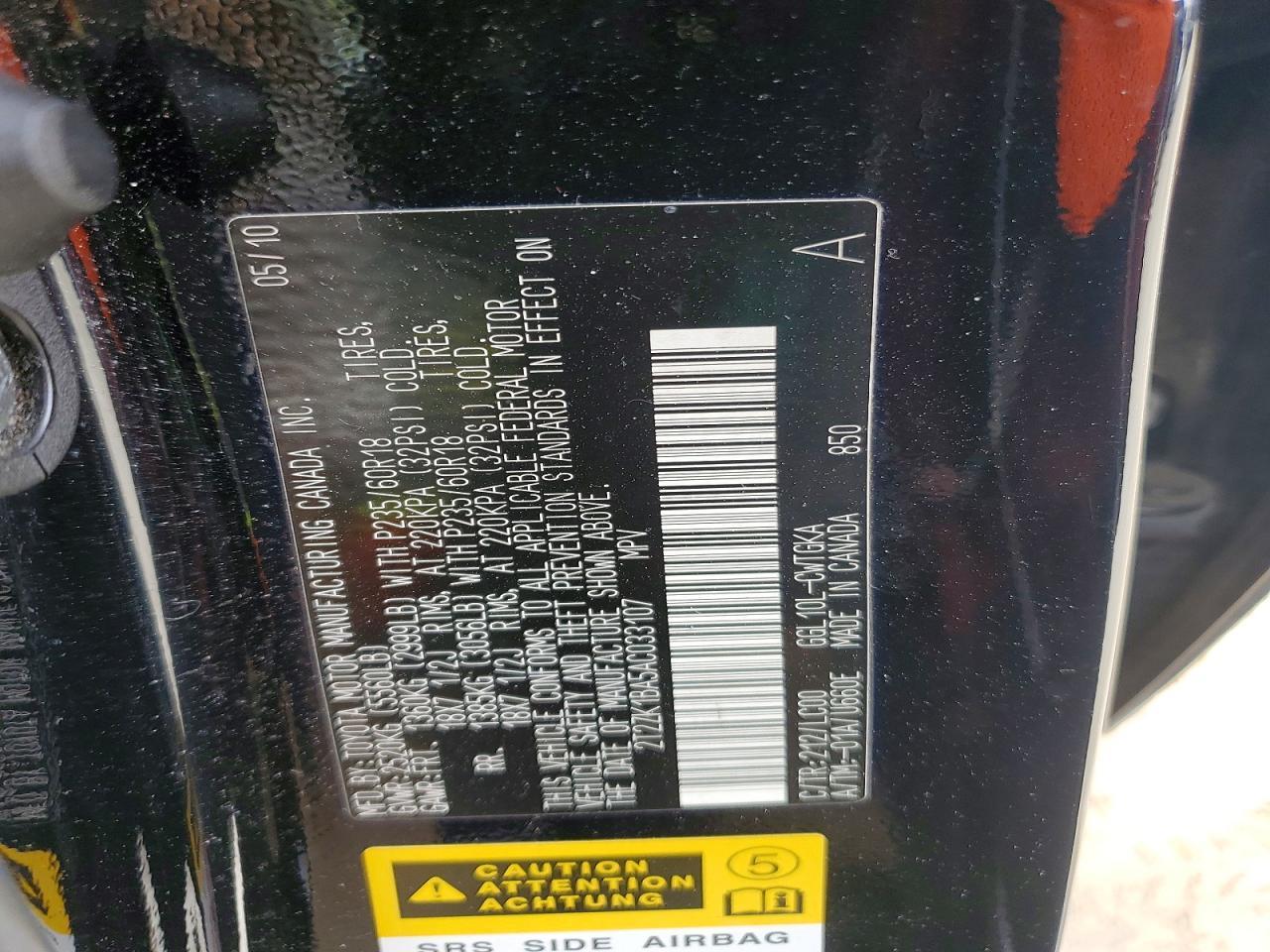 2010 Lexus Rx 350