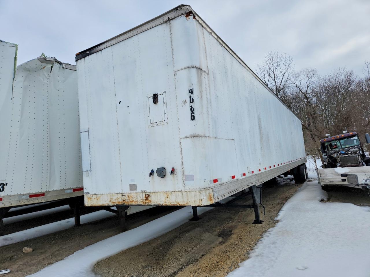 2001 Hyundai Translead VI2350152J8A DRY Van Trailer