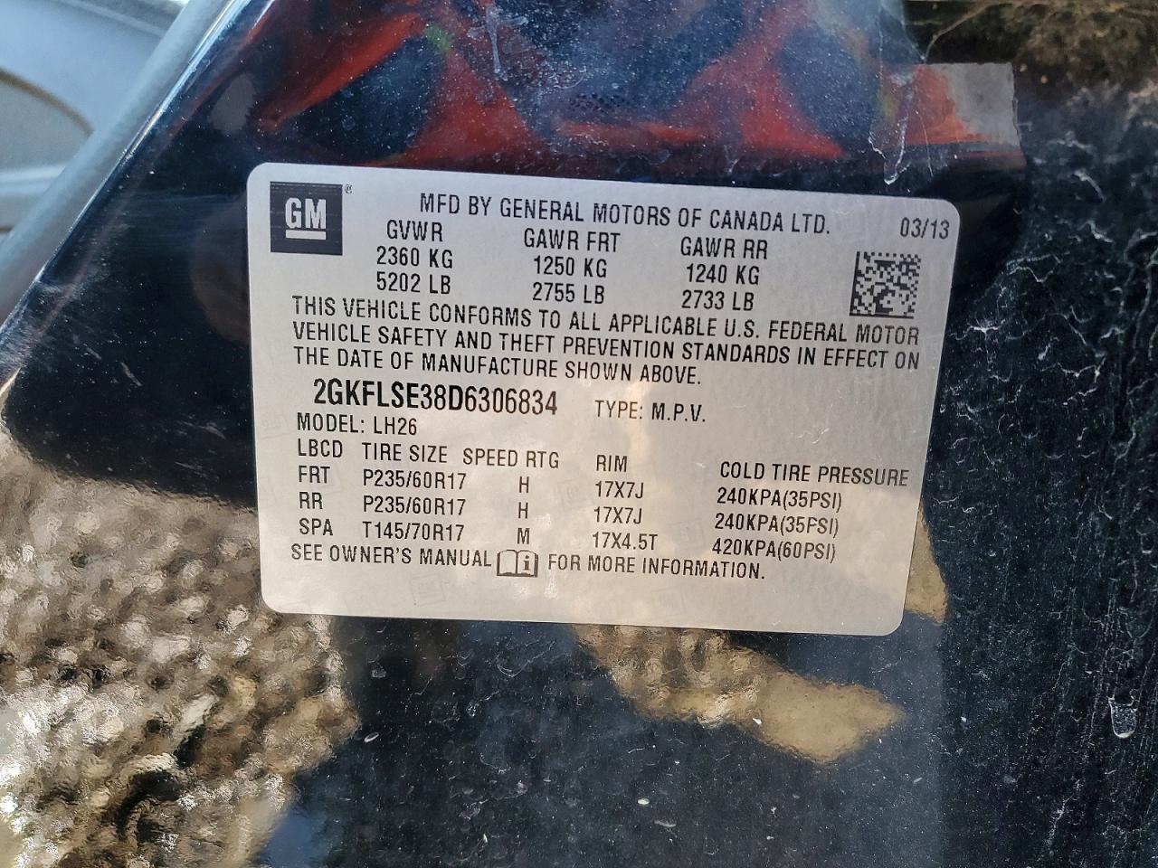 2013 GMC Terrain sle