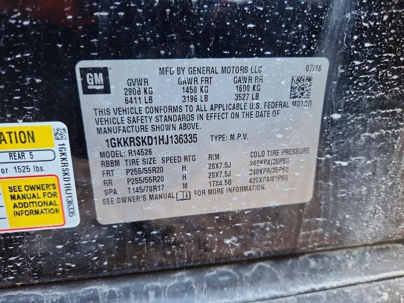 2017 GMC Acadia Limited Slt-2