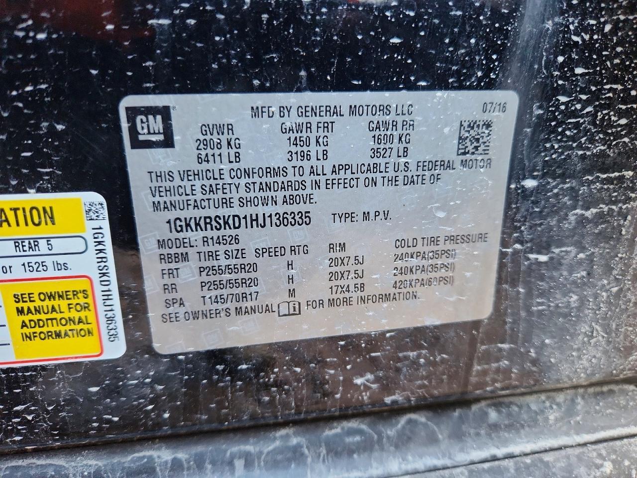 2017 GMC Acadia Limited Slt-2