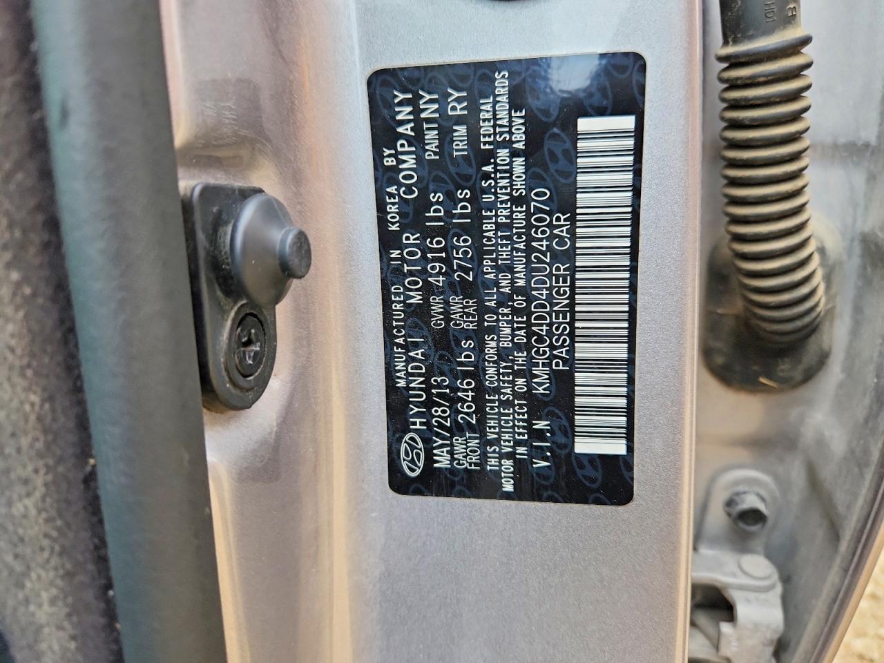 2013 Hyundai Genesis 3.8l