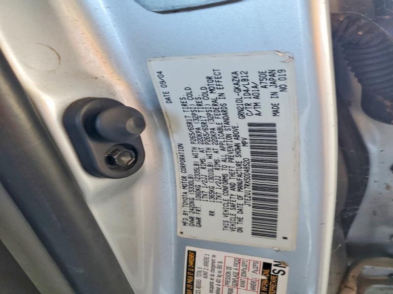 2005 Toyota 4runner Limited