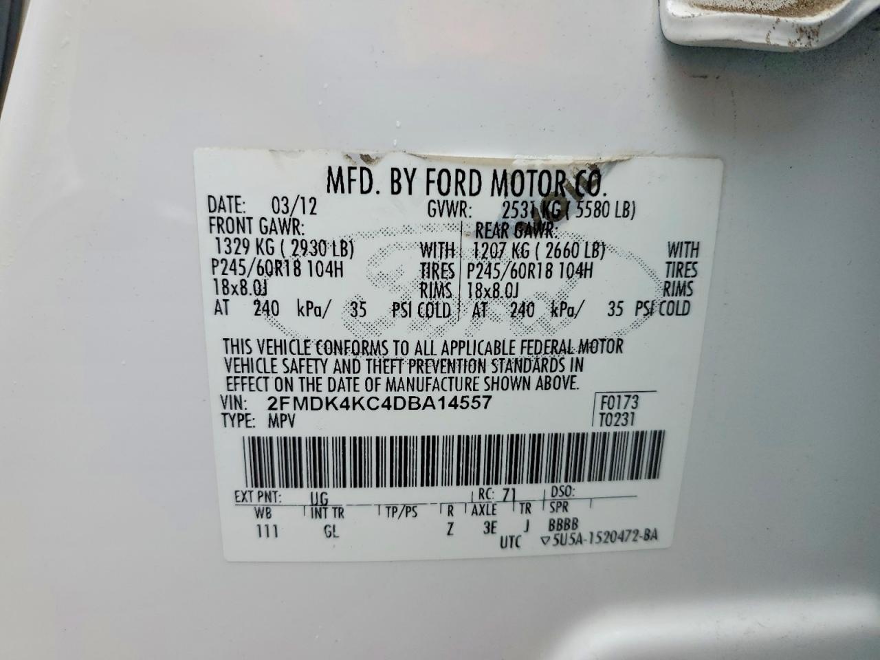 2013 Ford Edge Limited