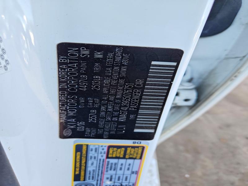 2016 KIA Optima lx