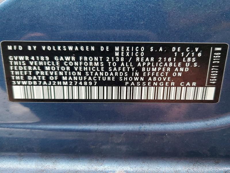 2017 Volkswagen Jetta se